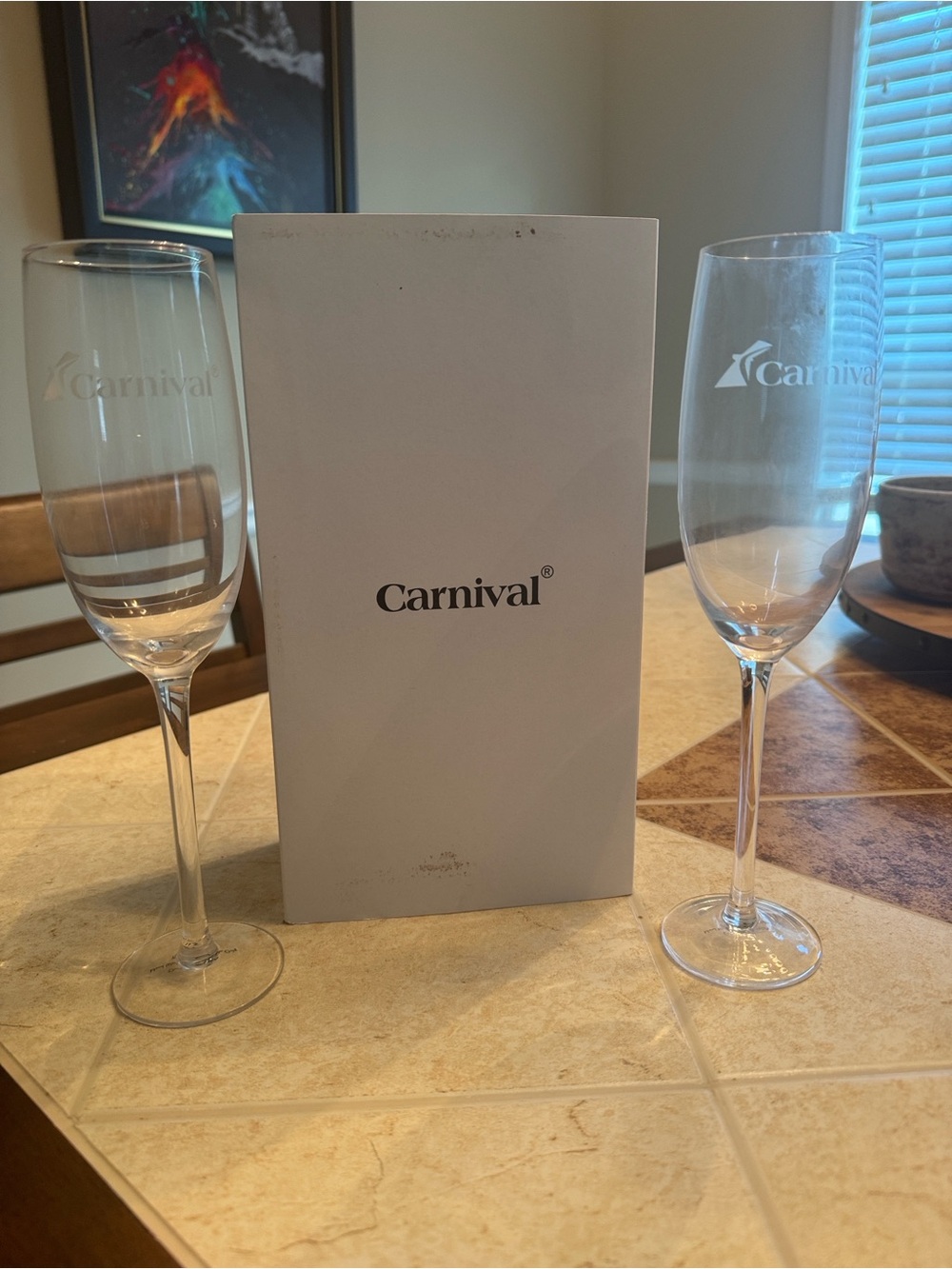 Carnival Cruise Champagne Flutes